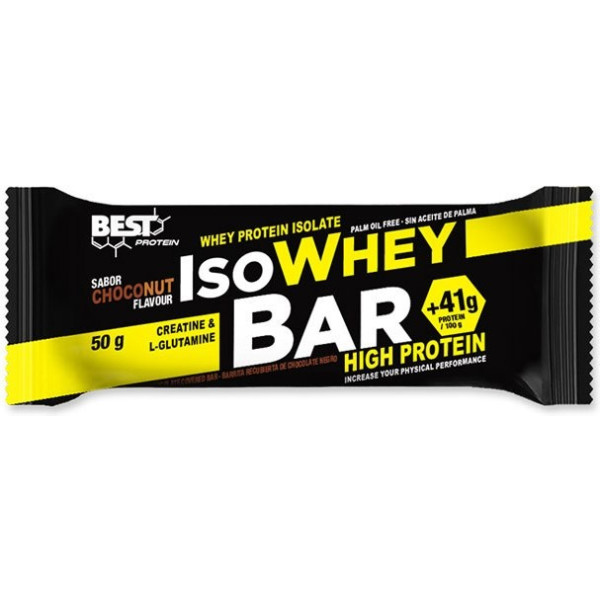 Best Protein IsoWhey Bar - Barre Protéinée 1 barre x 50 gr