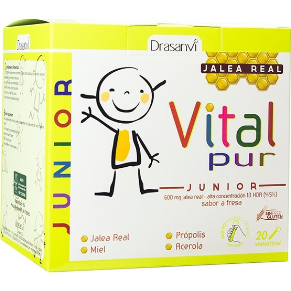 Drasanvi VitalPur Junior - Royal Jelly 20 flacons x 15 ml