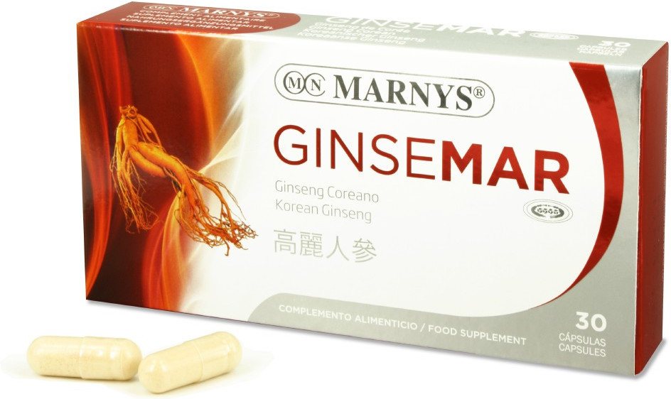 Marnys Ginseng Coreano 500 Mg 30 Caps-image