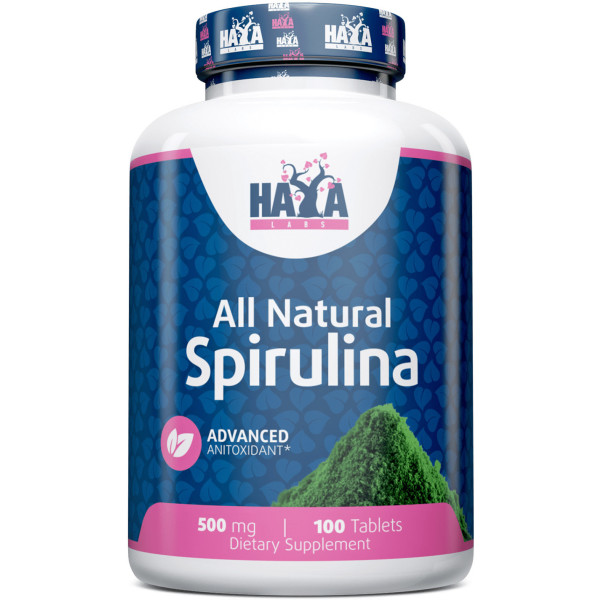 Haya Labs All Natural Spirulina 500 Mg. - 100 Tabs