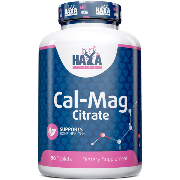 Haya Labs Cal-mag Citrate 90 Tabs