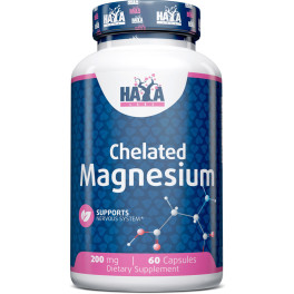 Haya Labs Chelated Magnesium 200 Mg. - 60 Caps
