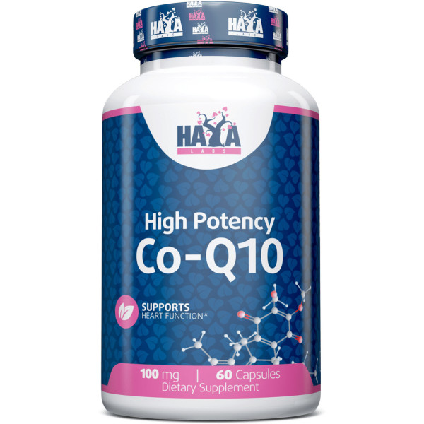 Haya Labs High Potency Co-q10 100 Mg. - 60 Softgels