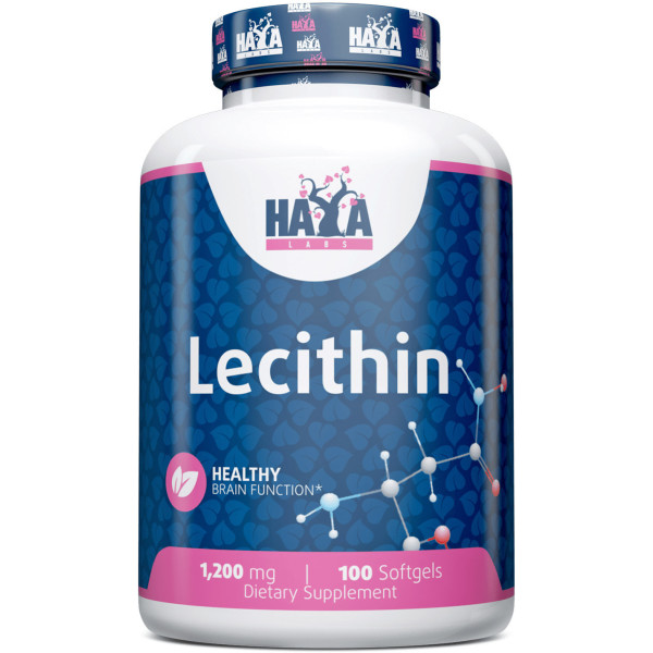 Haya Labs Lecithin 1200 Mg. - 100 Softgels