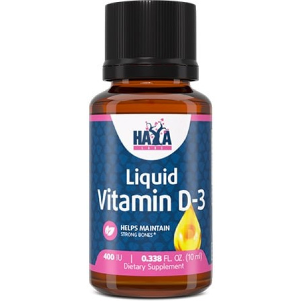 Haya Labs Liquid Vitamin D-3 400 Iu / 10ml 