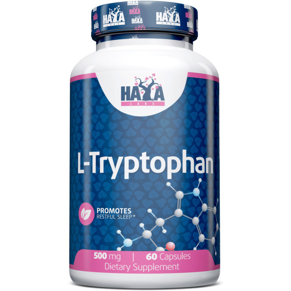 Haya Labs Haya L-tryptophan 500 Mg 60 Caps