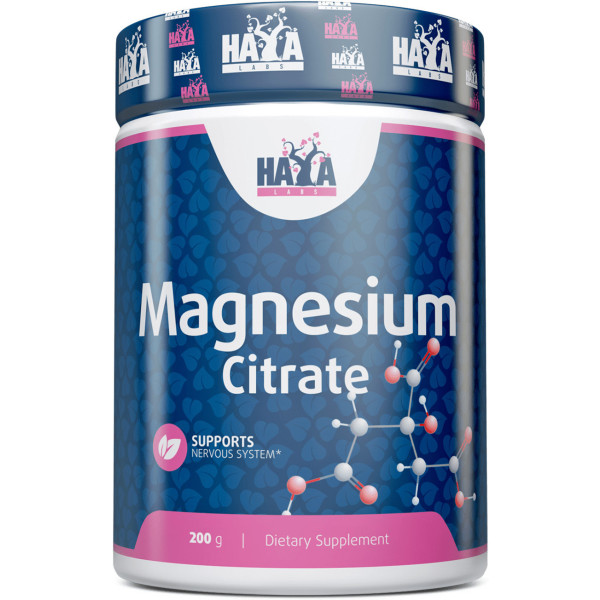 Haya Labs Magnesium Citrate 200 Grms. Powder 