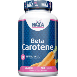 Haya Labs Natural Beta Carotene 20000 Iu - 100 Tabs. 