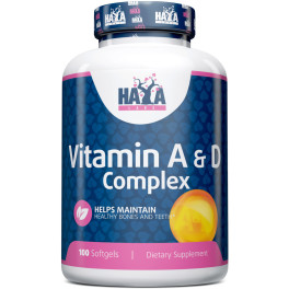 Haya Labs Vitamin A & D Complex 100 Softgels