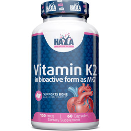Haya Labs Vitamin K2-mk7 100 Mcg 60 Caps 