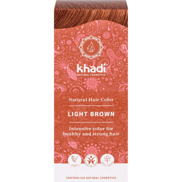 Khadi Herbal Color Castaño Claro 500 G