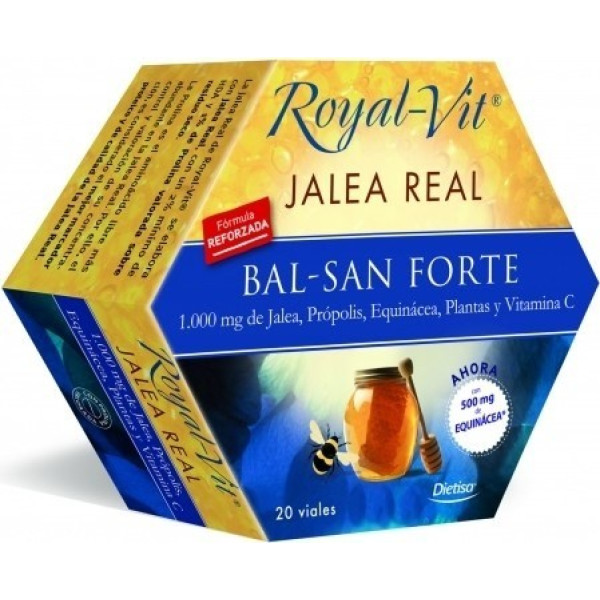 Dietisa Royal Vit Gelée Royale Bal-San Forte à l'Echinacée 20 flacons x 10 ml