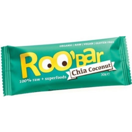 Roo Bar Chia & Coconut Snack Bar Organic 1 barrita x 30 gr