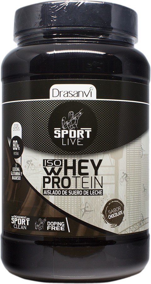 Drasanvi Sport Live Iso Proteine Whey Isolate 800 Gr Gusto Vaniglia-image