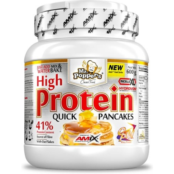 Panquecas Amix High Protein Mr Poppers 600 gr