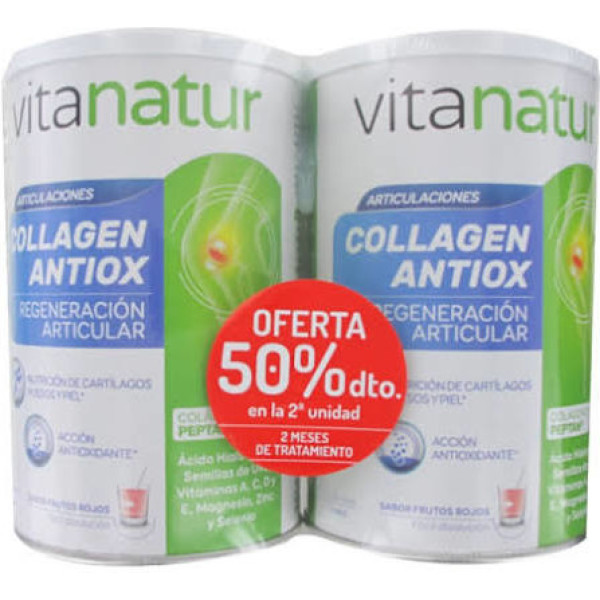 Pacote Vitanatur Collagen Antiox 2 frascos x 360 gr