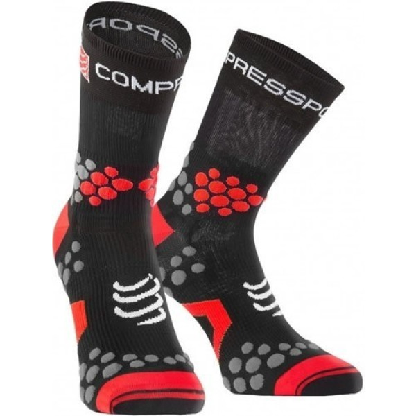 Compressport Calcetines Pro Racing Socks Trail V2.1 Negro-Gris