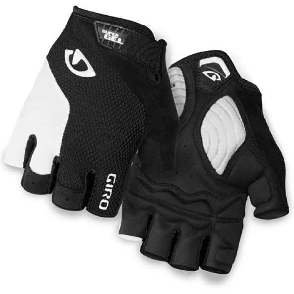 Giro Guantes Strate Dure Supergel Blanco/Negro