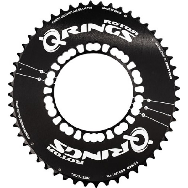 Rotor Plato Qring BCD 110x5 Aero Exterior Negro
