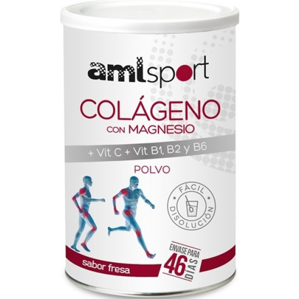 AmlSport Collagene con Magnesio + Vit C + Vit B1 - B2 e B6 350 gr