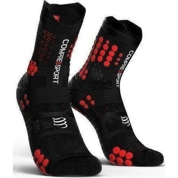 Compressport Pro Racing Socken V3.0 Trail Schwarz-Rot