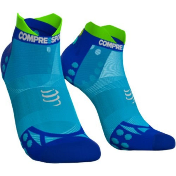 Compressport Calcetines Pro Racing Socks V3.0 Ultra Light Run Low Azul Fluor 