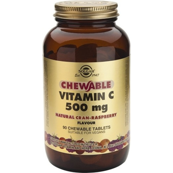 Solgar vitamina C masticabile 500 mg 90 compresse