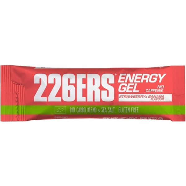 226ERS Energy Gel BIO Strawberry-Banana Caffeine Free - 1 gel x 40 gr