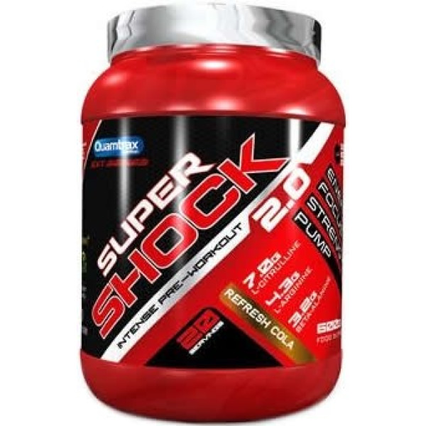 Quamtrax Pre Entreno Super Shock 2.0 600 gr