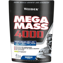 Weider Mega Mass 4000 4 Kg - Voor spiergroei