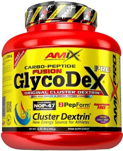 Amix Pro Glycodex Pro 1,5 Kg - Fu00Fcr Intensive Und Lang Anhaltende Ku00F6Rperliche Aktivitu00E4Ten Geschmack Beeren-image
