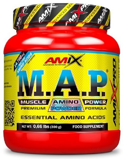 Amix Pro M.A.P PÃ³ 300 Gr - Composto Por AminoÃ¡Cidos Essenciais + Auxilia Na RecuperaÃ§Ã£O Muscular Gosto Neutro-image
