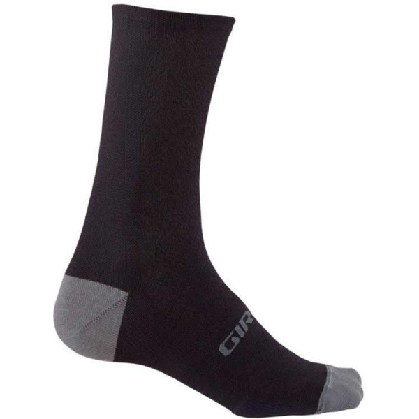 Giro Calcetines HRc + Merino Wool Negro - Gris