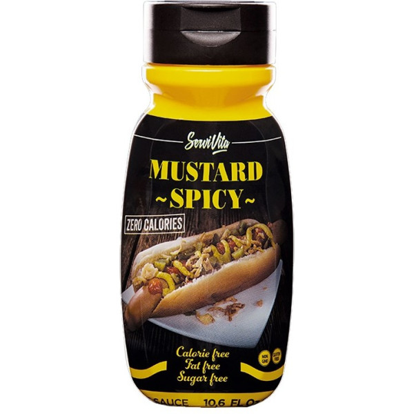 Servivita Spicy Mustard Sauce without Calories 320 ml