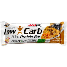 Amix Low-Carb 33% Protein Bar - Protein Bar 1 Riegel x 60 gr Regeneriert die Muskeln
