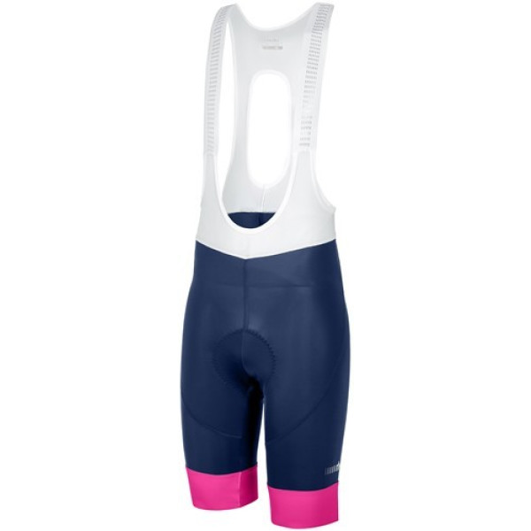 RH+ Logo Bibshorts Culote Dark Azul-Rosa