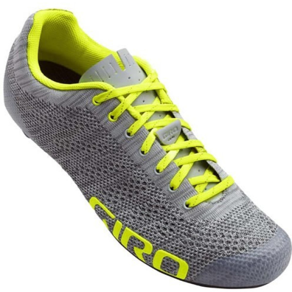 Giro Zapatillas Empire E70 Knit Gris-Amarillo Fluor