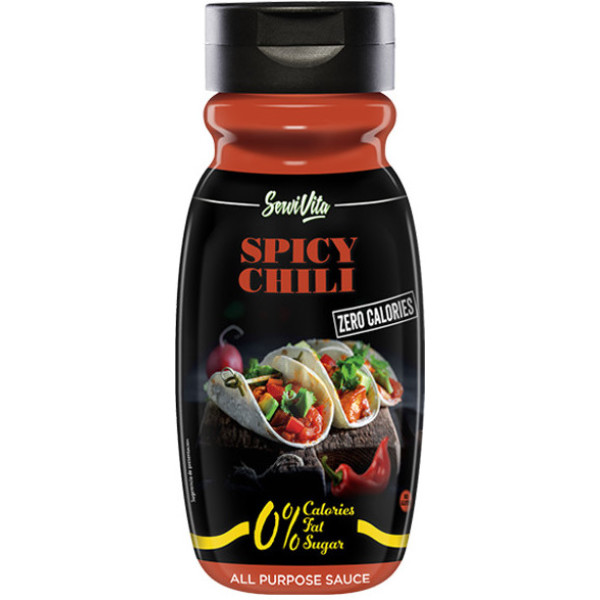 Servivita Spicy Chili Sauce ohne Kalorien 320 ml