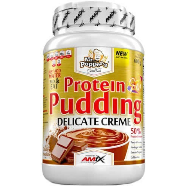 Amix Proteïne Pudding Crème Mr Poppers 600 gr