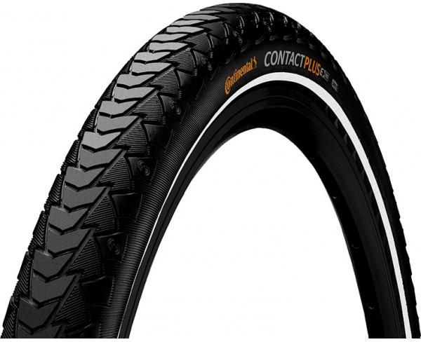 Continental Cubierta Contact Plus Black/black Reflex Wire - 700x35c