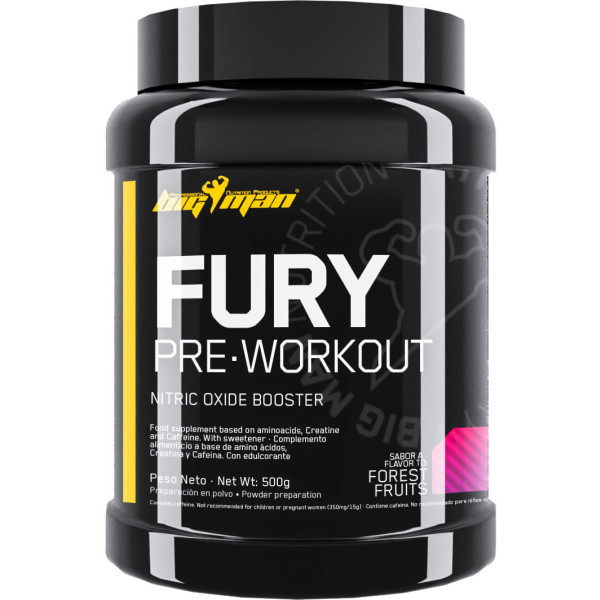 BigMan Fury Pre Workout - Pre Entreno 500 gr
