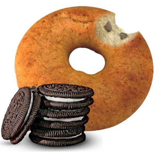 Mr. Yummy Bagel Donut com Black Cookie 1 bagel x 60 gr