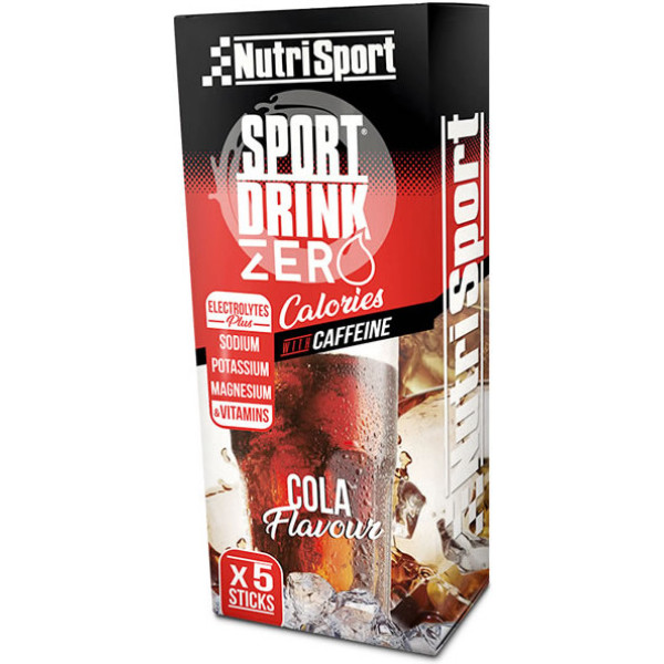 Nutrisport Sport Drink Zero mit Koffein 5 Sticks x 3,5 gr