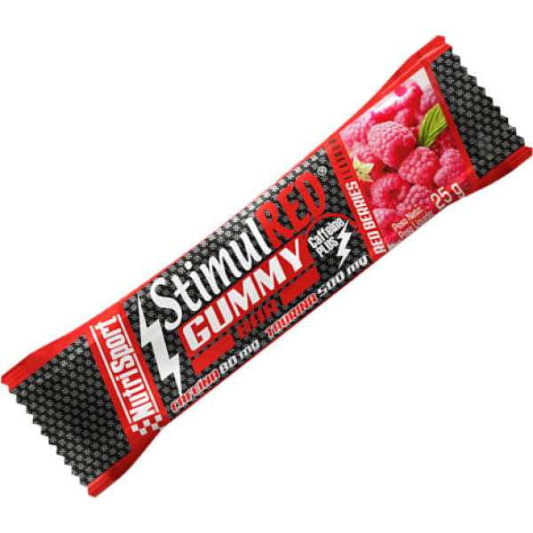 Nutrisport Energy Bar Stimul Red Gummy 1 barre x 25 gr