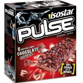 Isostar Barritas Pulse con Cereales 6 barritas x 23 gr