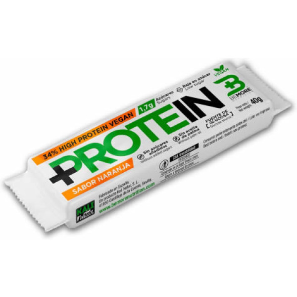 Bemore Nutricion +Protein Barrita Proteica 1 barrita x 40 gr