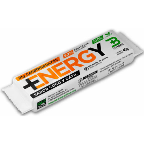 Bemore Nutricion +Energy Barrita Energética 1 barrita x 40 gr