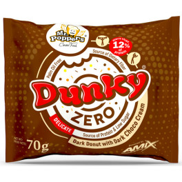 Amix Dunky Zero Mr Poppers 1 Donut x 70 gr. Proteinreich, zuckerarm
