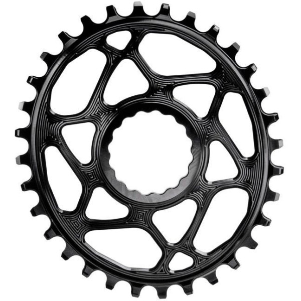 Absolute Black Oval Mtb Chainring Raceface Dm Boost 148 Black (3mm Offset)