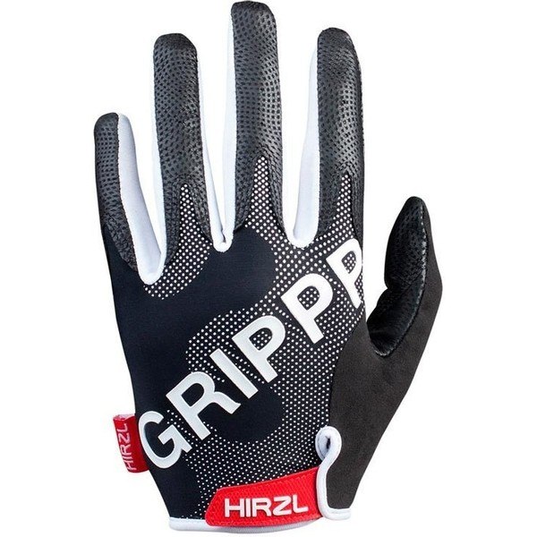 Hirzl Guantes Grippp Tour Ff 2.0 White - Guantes largos de ciclismo color blanco